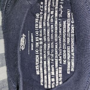 Disney Boy's Navy Stitch Long Sleeve Shirt